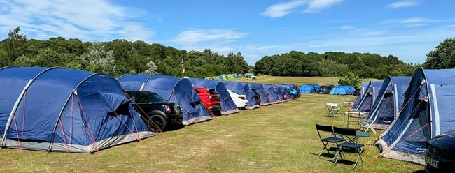 intentsGP Silverstone F1 campsite Classic Village