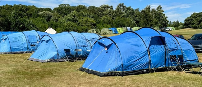 intentsGP Silverstone F1 campsite Classic Village