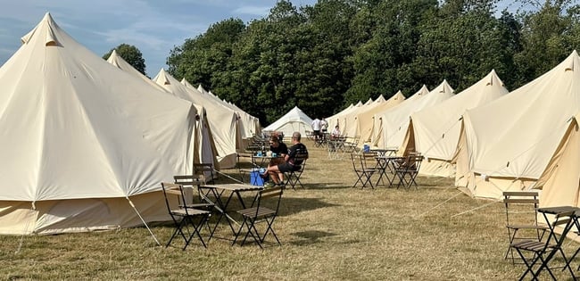 intentsGP Silverstone F1 campsite Classic Village