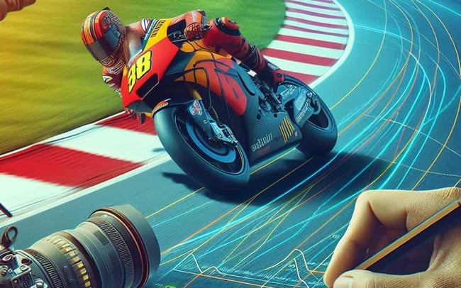 Videometry in MotoGP