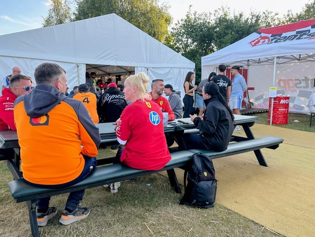 intentsGP Silverstone F1 campsite Classic Village