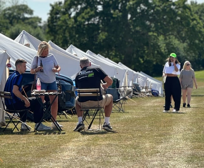 intentsGP Silverstone F1 campsite Classic Village