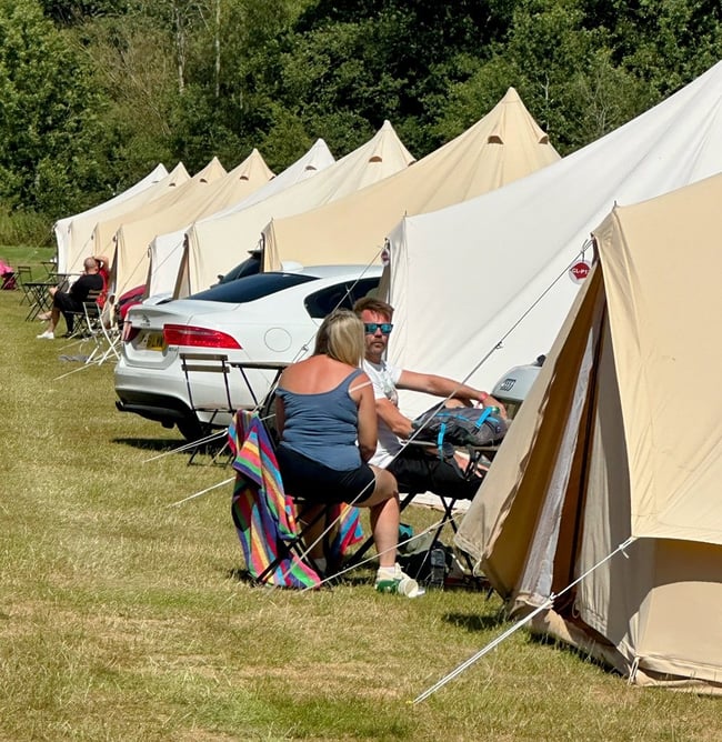 intentsGP Silverstone F1 campsite Classic Village