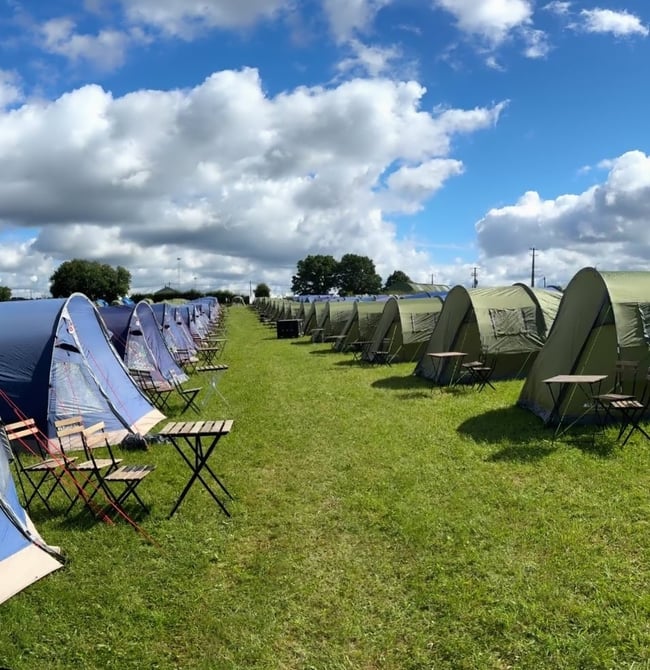 intentsGP campsite for the Belgian F1 Grand at Spa