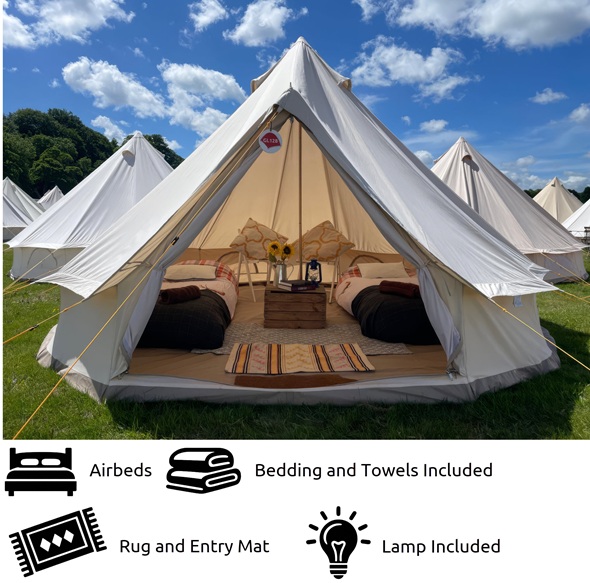 2/3 Person Glamping Tent - British F1 Grand Prix