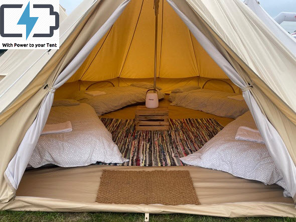 4/5 Person Glamping Tent With Power - Belgian F1 Grand Prix