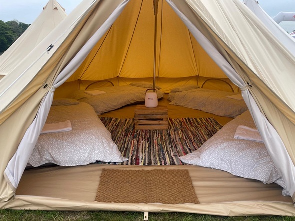 4/5 Person Glamping Tent - Belgian F1 Grand Prix