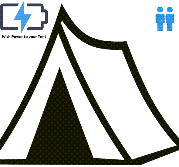 Camping Tent Pitch (2 Person) With Power - Belgian F1 Grand Prix