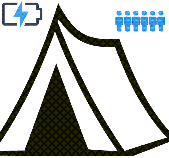 Camping Tent Pitch (up to 6 Persons) With Power - Monza F1 Grand Prix