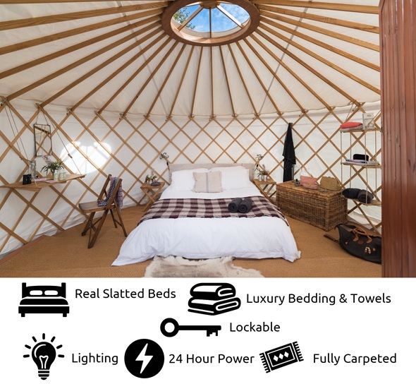 2 Person Luxury Yurt - Isle of Man TT