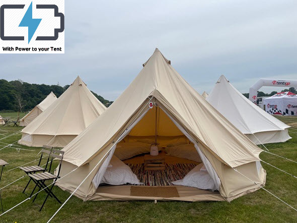 4/5 Person Glamping Tent With Power - Monza F1 Grand Prix
