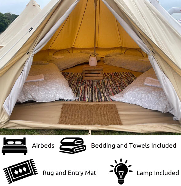 4/5 Person Glamping Tent - Isle of Man TT