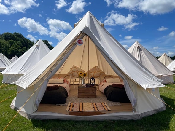 2/3 Person Glamping Tent - British F1 Grand Prix