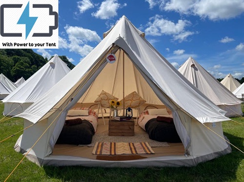 2/3 Person Glamping Tent With Power - Monza F1 Grand Prix