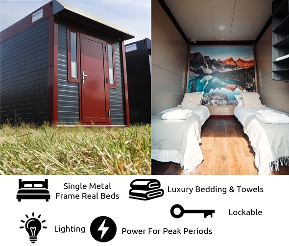 2 Person Evo Cabin - Isle of Man TT