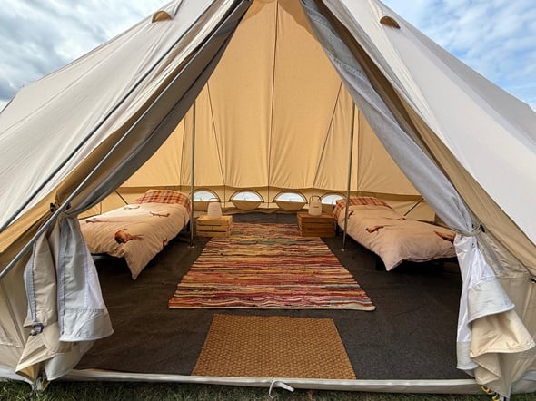 4 Person Safari Glamping Tent - British F1 Grand Prix