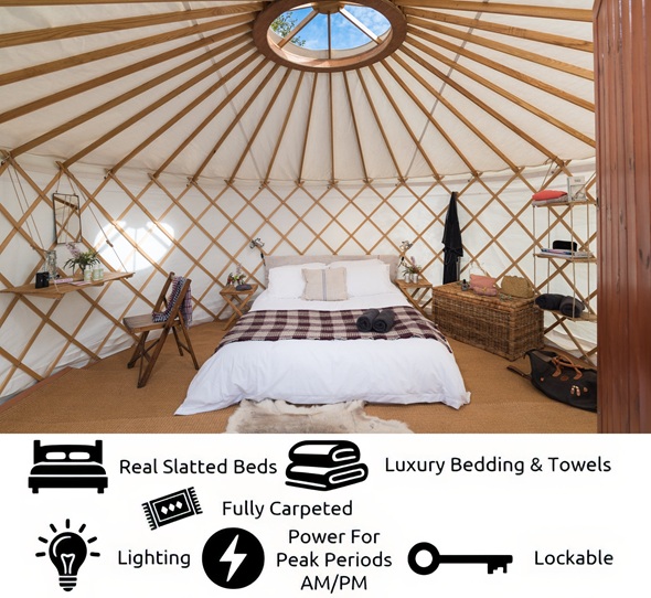 2 Person Luxury Yurt - Isle of Man TT