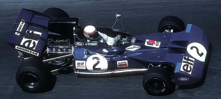 1971 Tyrrell driven by Jackie Stewart