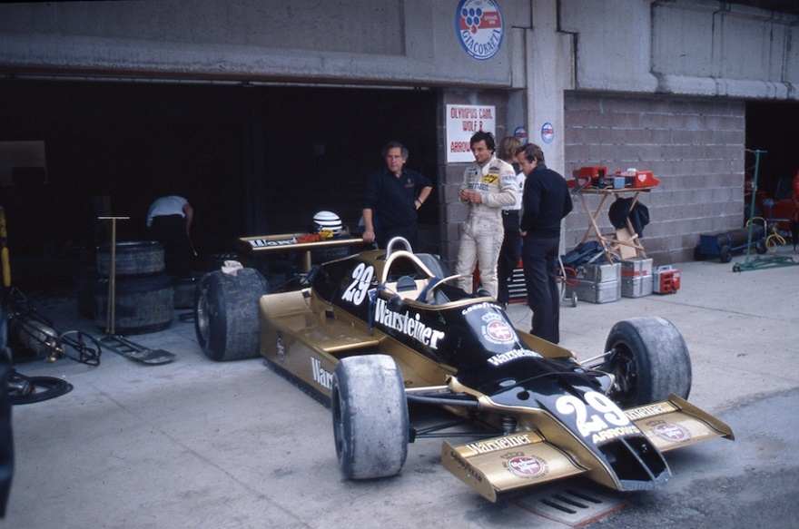 Riccardo Patrese with his Arrows A1B at Imola in 1979