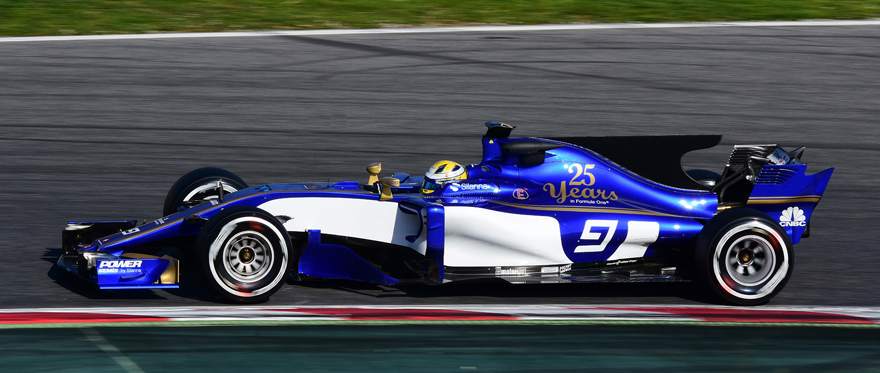 Sauber F1 C36 2017 Marcus Ericsson Barcelona Test