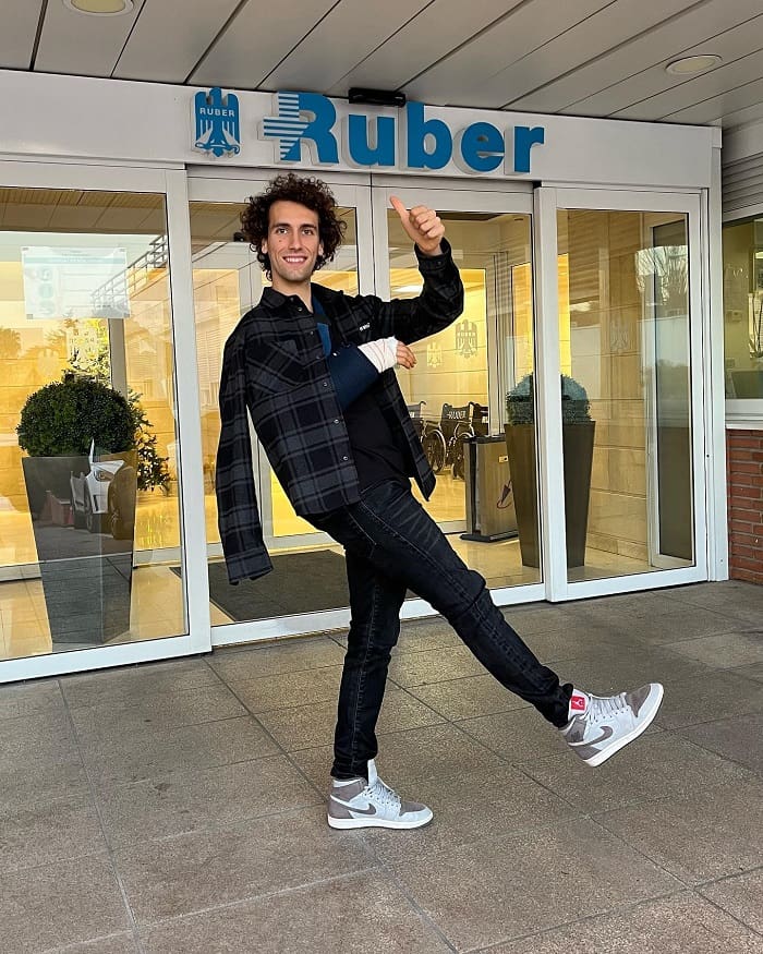 alex rins following 2022 arm pump surgery