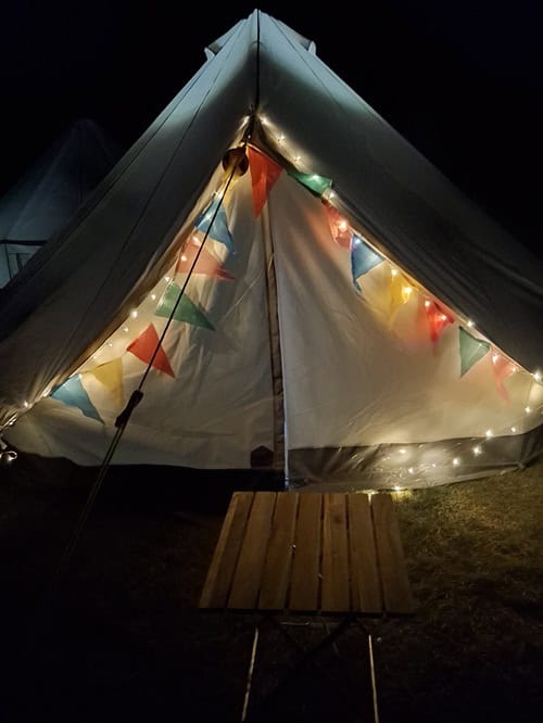 amy lock's tent with intentsgp at the 2026 british f1 grand prix