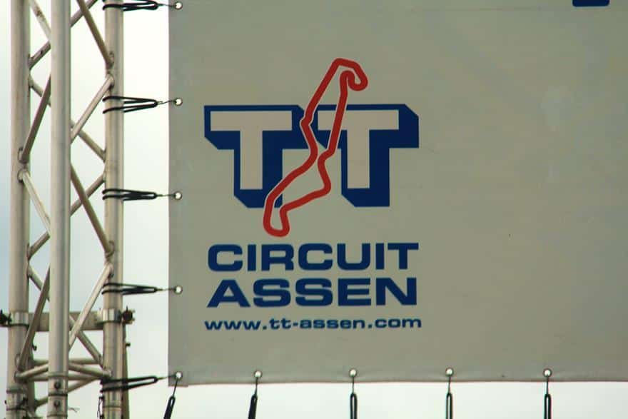 assen circuit entrance sign