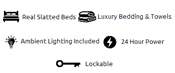 Evo cabin facilities