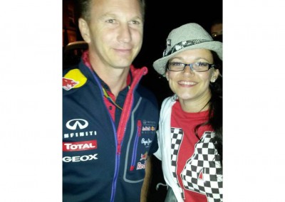 June with Christian Horner