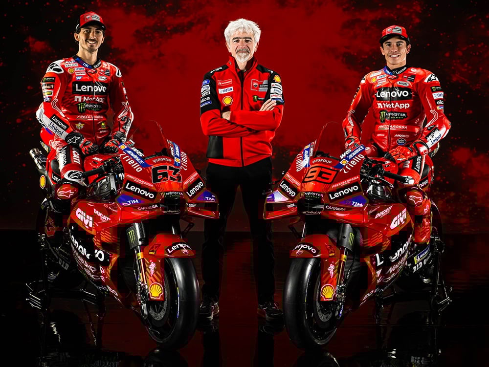 Ducati MotoGP 2025 team launch photo