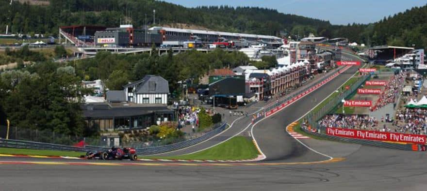 Eau Rouge gradient