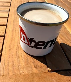 intentsgp coffee mug at the british f1 grand prix
