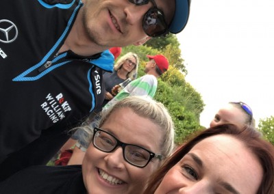 Jo and Jennifer with Robert Kubica