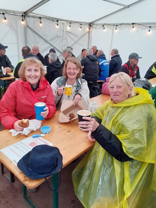Lorraine, Pauline and Lynn at the IOM TT 2026 with intentsgp