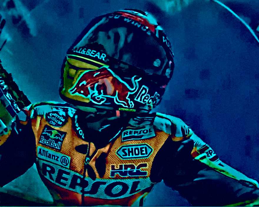 Marc Marquez MotoGP Art from Spain 2017
