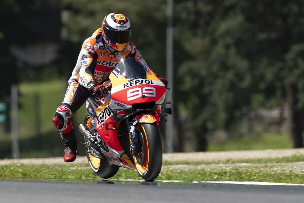 Marc Marquez braking