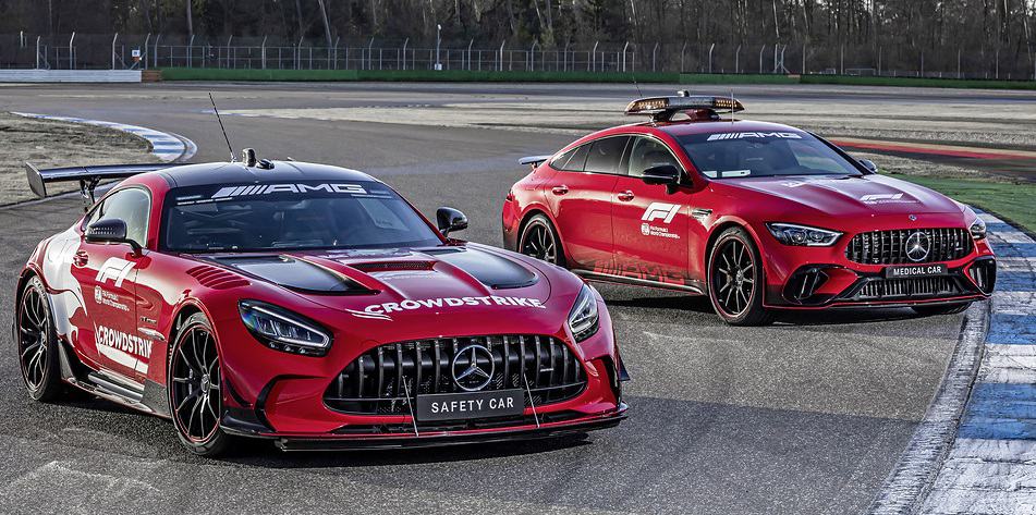 mercedes safety car and medical car for the 2022 F1 season