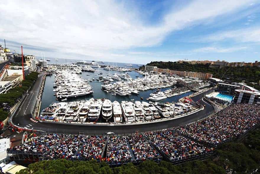 Monaco circuit swimming pool