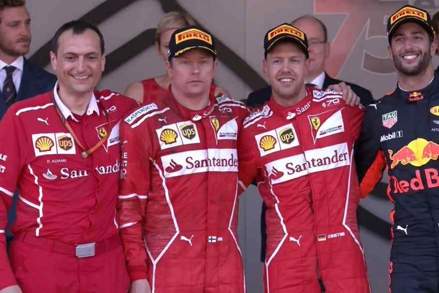 Monaco Grand Prix 2017 Rostrum