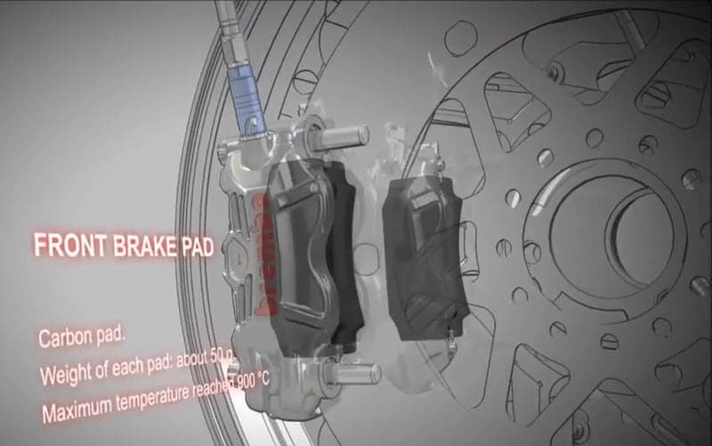 motogp front brake pad