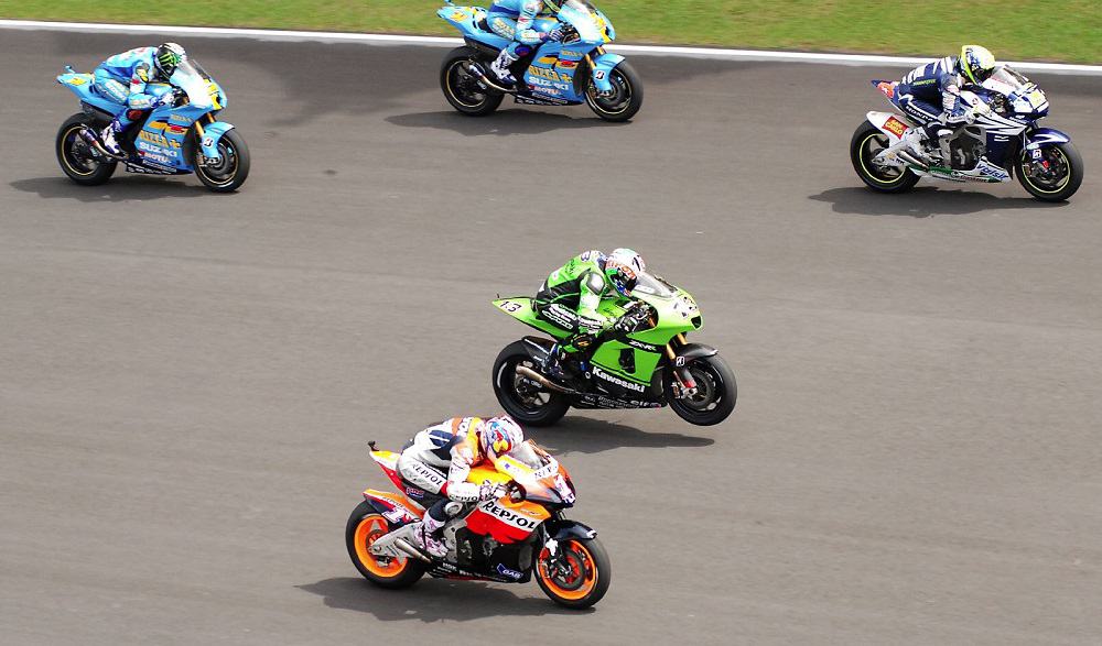 MotoGP start wheelie