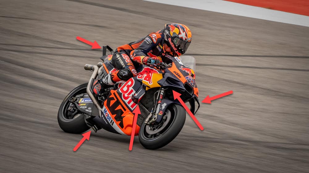 motogp winglets aerodynamics