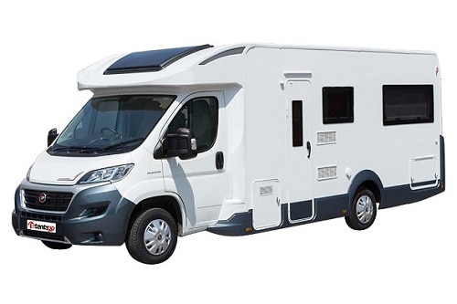 4 berth motorhome for the British F1 Grand Prix at Silverstone