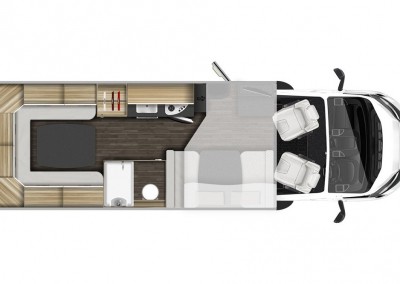 4 berth motorhome for hire with intentsGP