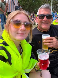 Nic and Lola at the intentsgp camspite for the 2026 british f1 grand prix