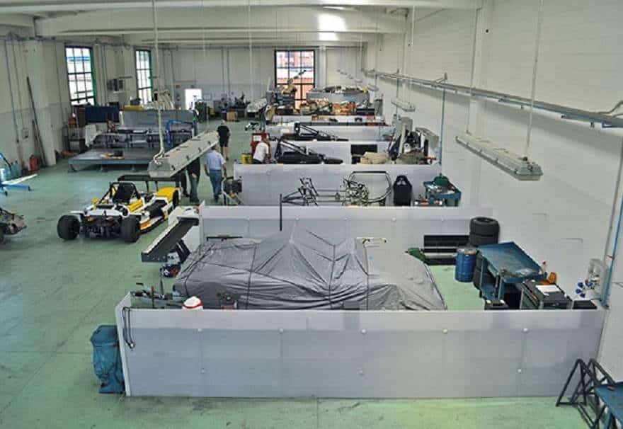 Osella factory floor