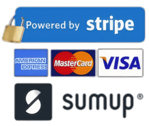card transactions powered by stripe and sumup