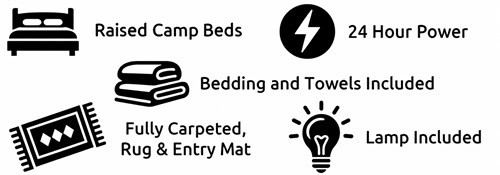 premium tent facilities