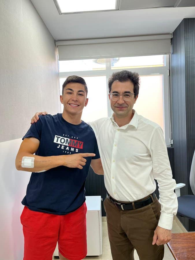 motogp rider raul fernandez arm pump surgery