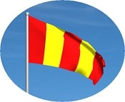 red yellow motogp flag